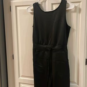 Brand new! Black jumpsuit. Drawstring waist. XS.